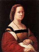 RAFFAELLO Sanzio Portrait of a Woman (La Donna Gravida) drty Sweden oil painting reproduction